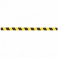 Противоскользящая полоса, предупреждающий тип, цвет желто-черный, (упаковка 10шт) размер 50х650